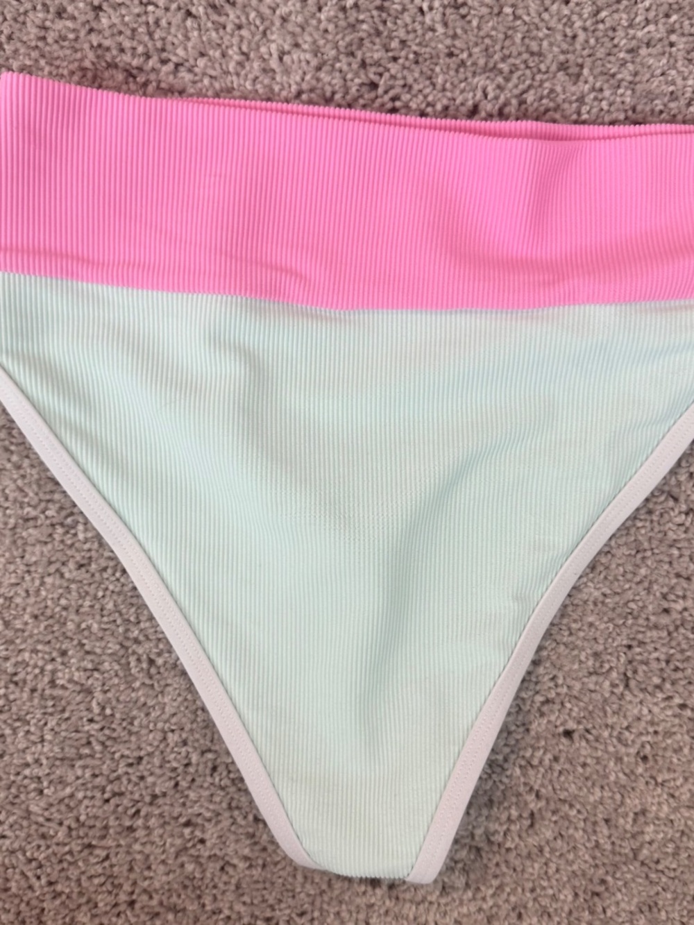 LainSnow Bikini Kiawah Top and Bottom in Watermelon - Picture 3 of 5